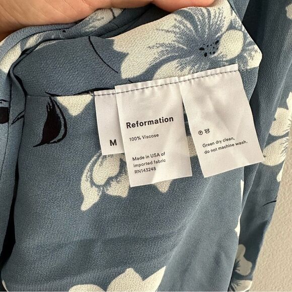 Reformation Frederica Polk Wrap Dress - Picture 6 of 7